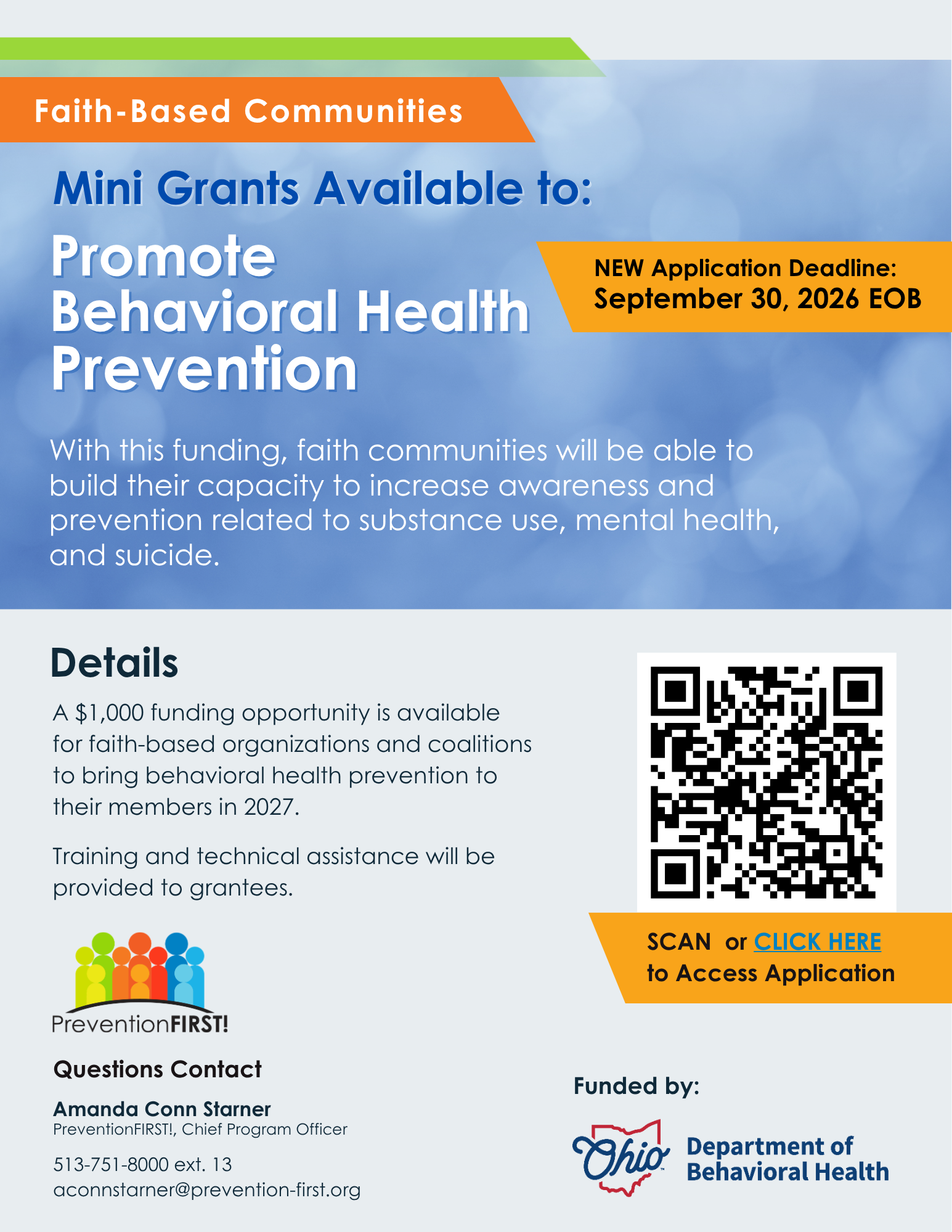 Mini Grant Announcement